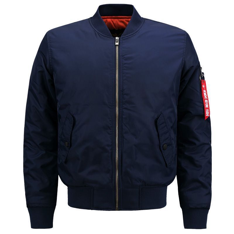 Herren windabweisende Pilot-Bomberjacke mit wattierter Innenlage und Ärmeltasche Echo Archiv
