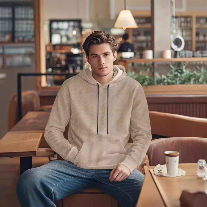 Herren Kapuzenpullover mit strukturiertem Design von Echoarchiv