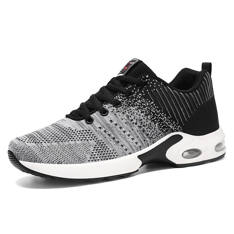 Herren nan leichter Performance-Sneaker mit 3D-Strickoberteil, integrierter Luftkammer-Zwischensohle und rutschfester Trail-Laufsohle Echo Archiv