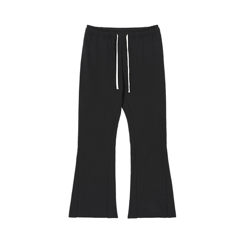 Damen Flared Sweathose mit weitem Bein, elastischem Bund und Kordelzug Echo Archiv
