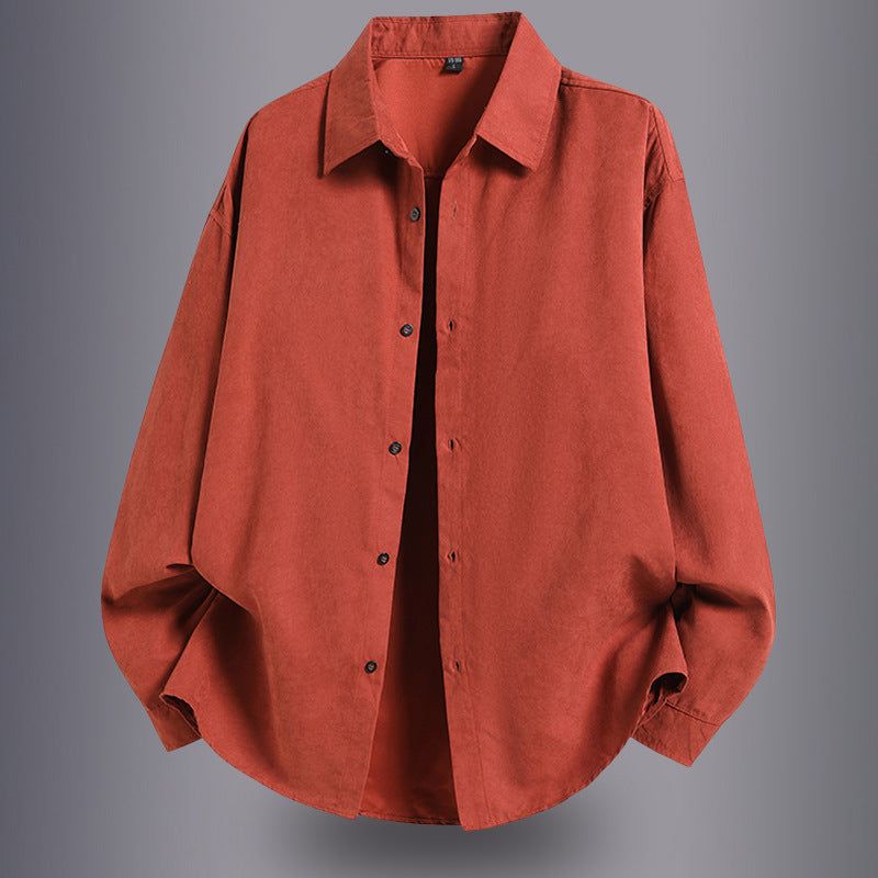 Herren Overshirt aus leichtem Baumwollmaterial mit komfortablem Schnitt Echoarchiv