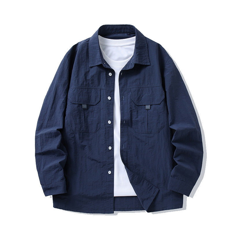 Herren Trendige und lässige Utility-Hemdjacke Echo Archiv