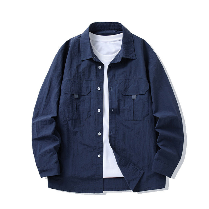 Herren Trendige und lässige Utility-Hemdjacke Echo Archiv