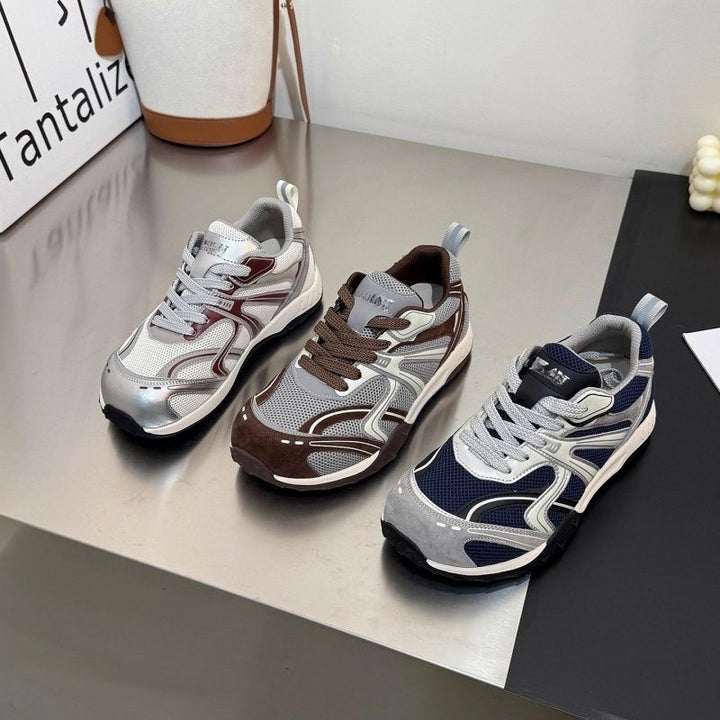 Damen Sportive Retro-Chunky-Sneaker mit atmungsaktivem Mesh und robuster Profilsohle Echo Archiv