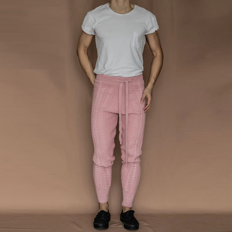 Herren Kabelstrick-Jogginghose mit Tunnelzug Echoarchiv
