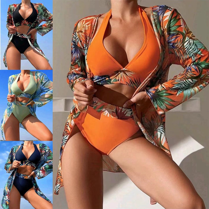 Damen Bikini-Set mit floralem Cover-Up Echo Archiv