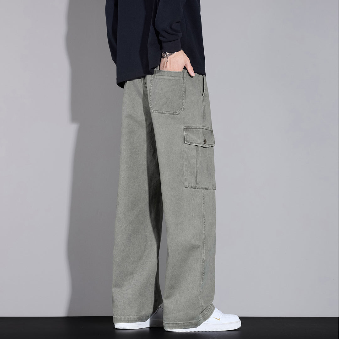 Herren Cargo-Hose im weiten Relaxed-Fit mit Tunnelzugbund und Mehrfachtaschen Echo Archiv