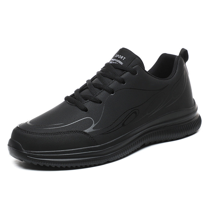 Herren nan dezenter Business-Casual Sneaker mit synthetischem Glattleder, gepolstertem Kragen und profiliertem Gummigrip Echo Archiv