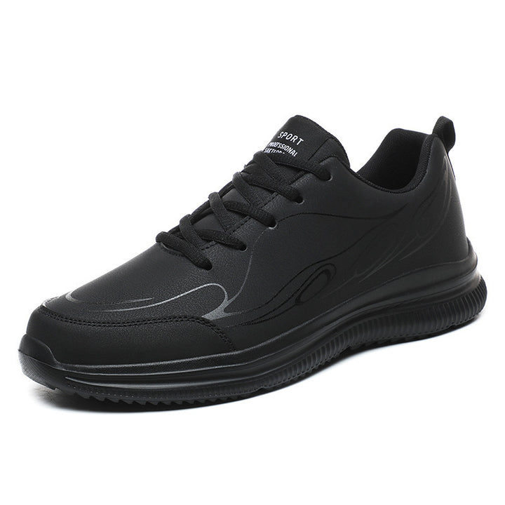 Herren nan dezenter Business-Casual Sneaker mit synthetischem Glattleder, gepolstertem Kragen und profiliertem Gummigrip Echo Archiv