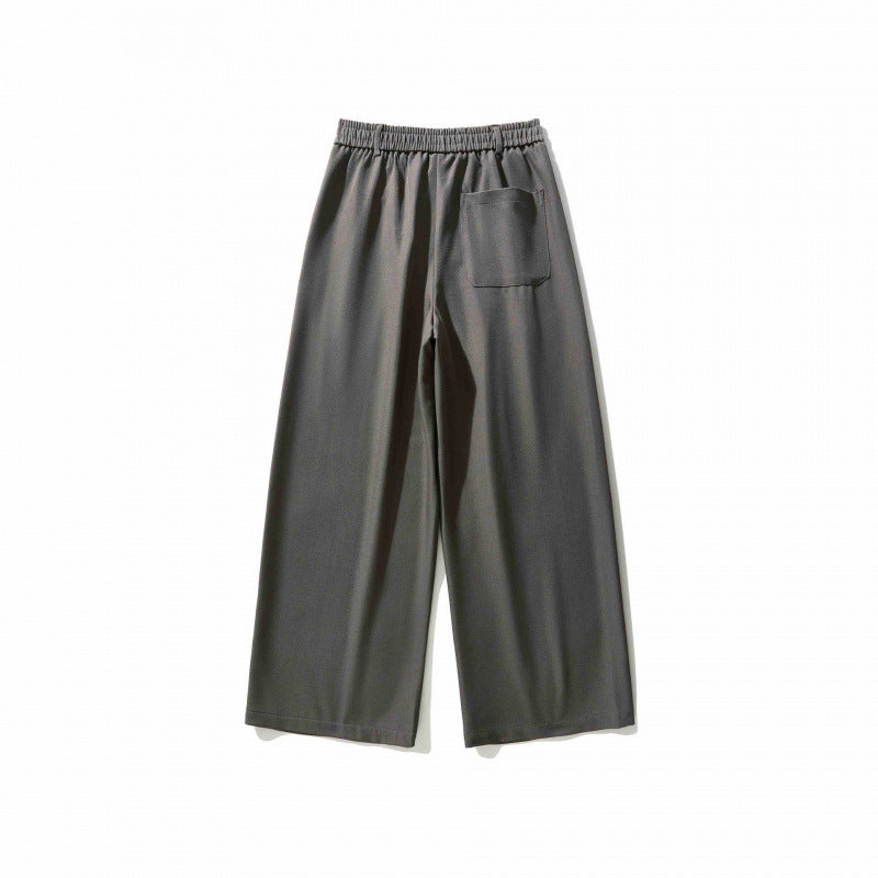 Damen Weite Culotte-Hose mit Kellerfalten, hohem Bund und dekorativem Knopfdetail Echo Archiv