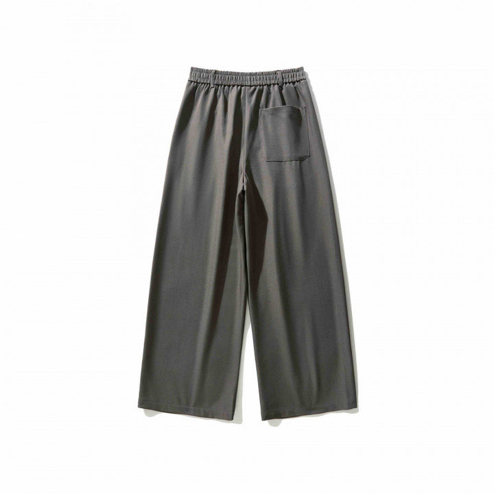 Damen Weite Culotte-Hose mit Kellerfalten, hohem Bund und dekorativem Knopfdetail Echo Archiv