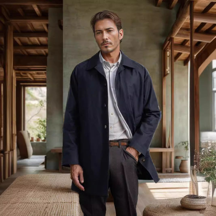 Herren Übergangsjacke mit leichtem Baumwollmaterial Echoarchiv