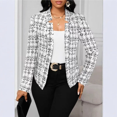 Damen raffinierte Business-Blazerjacke Echoarchiv