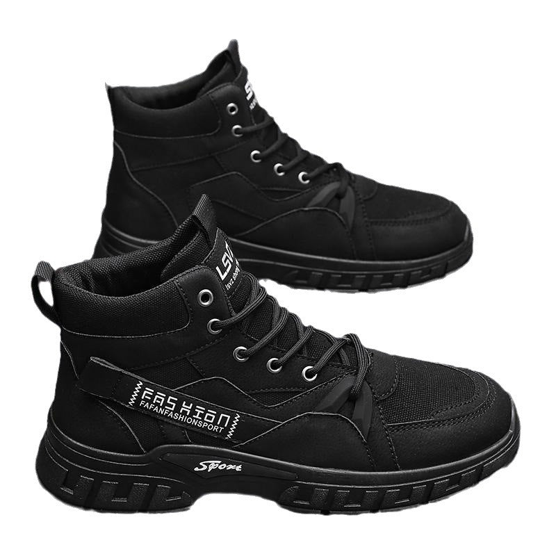 Herren robuste High-Top Outdoor-Boots mit profilierter Offroad-Sohle, gepolstertem Knöchelkragen und verstärkter Zehenkappe – Tavélo