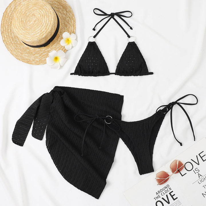 Damen Triangel Bikini-Set mit schickem Wickelrock Echo Archiv