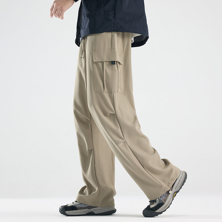 Herren Breite Tech‑Cargo‑Hose mit Utility‑Taschen und verstellbarem Bund Echoarchiv