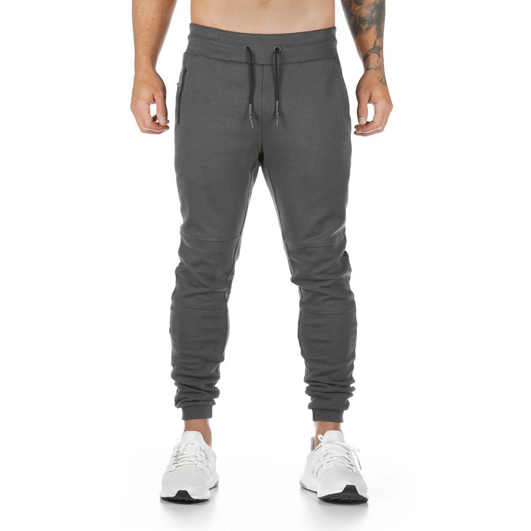 Herren bequeme Jogginghose mit praktischen Reißverschlusstaschen und elastischem Bund Echoarchiv