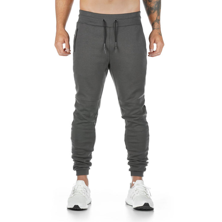 Herren bequeme Jogginghose mit praktischen Reißverschlusstaschen und elastischem Bund Echoarchiv