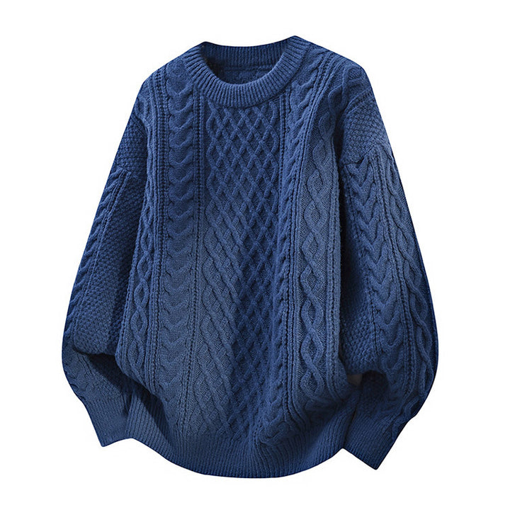 Damen Grobstrickpullover mit Zopfmuster Echoarchiv