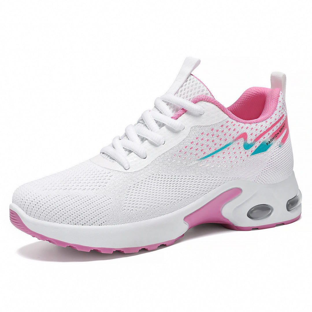 Damen nan sportlicher Mesh-Laufsneaker mit sichtbarer Air-Dämpfung, atmungsaktivem Strickoberteil und ergonomischer Komfortsohle Echo Archiv