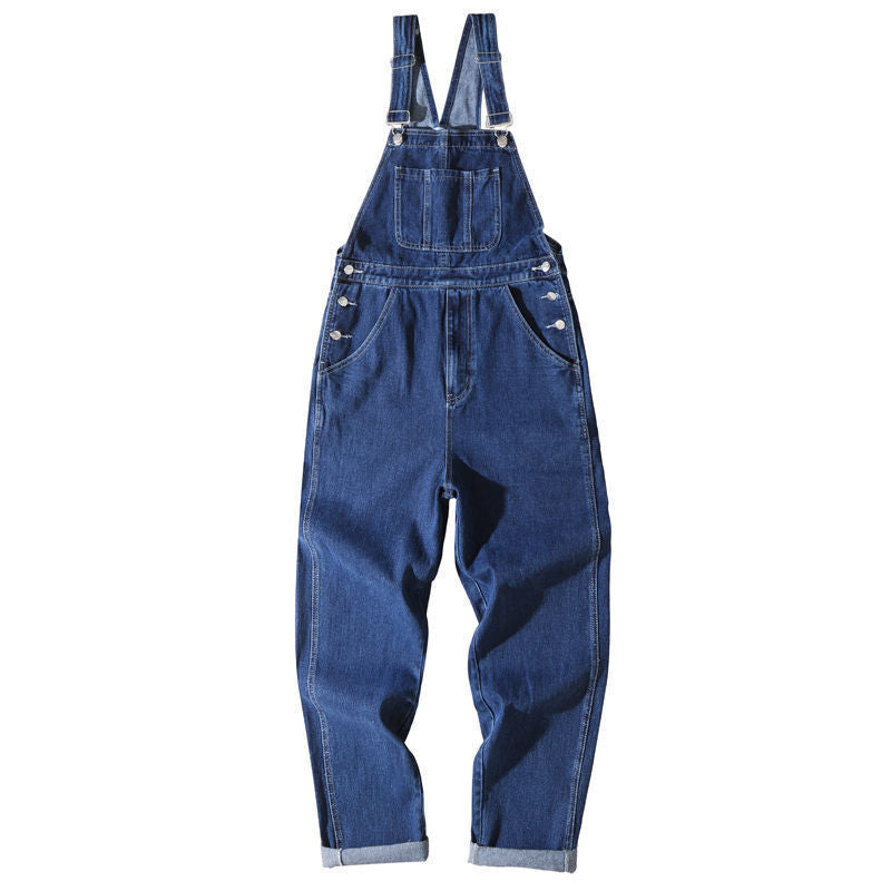 Herren JEchoarchivns Latzhose Denim weit