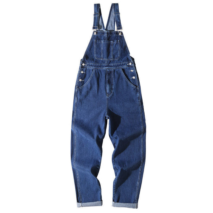 Herren JEchoarchivns Latzhose Denim weit