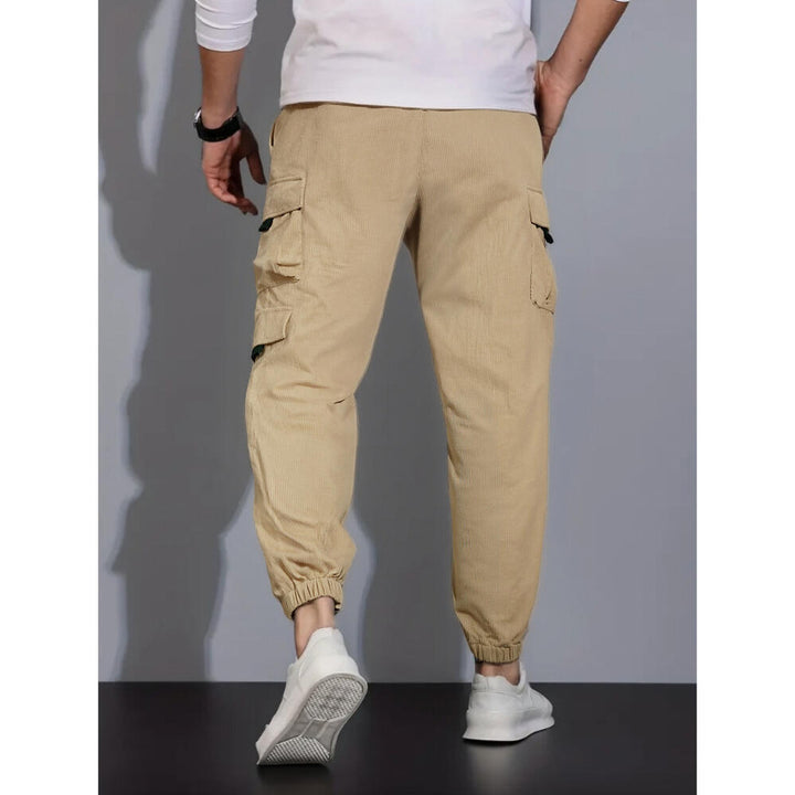 Herren Kord-Cargo-Jogginghose mit elastischem Bund, Tunnelzug & Multifachtaschen Echo Archiv