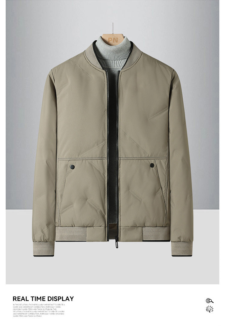 Herren Leichte Übergangsjacke mit hohem Stehkragen und praktischen Taschen Echo Archiv