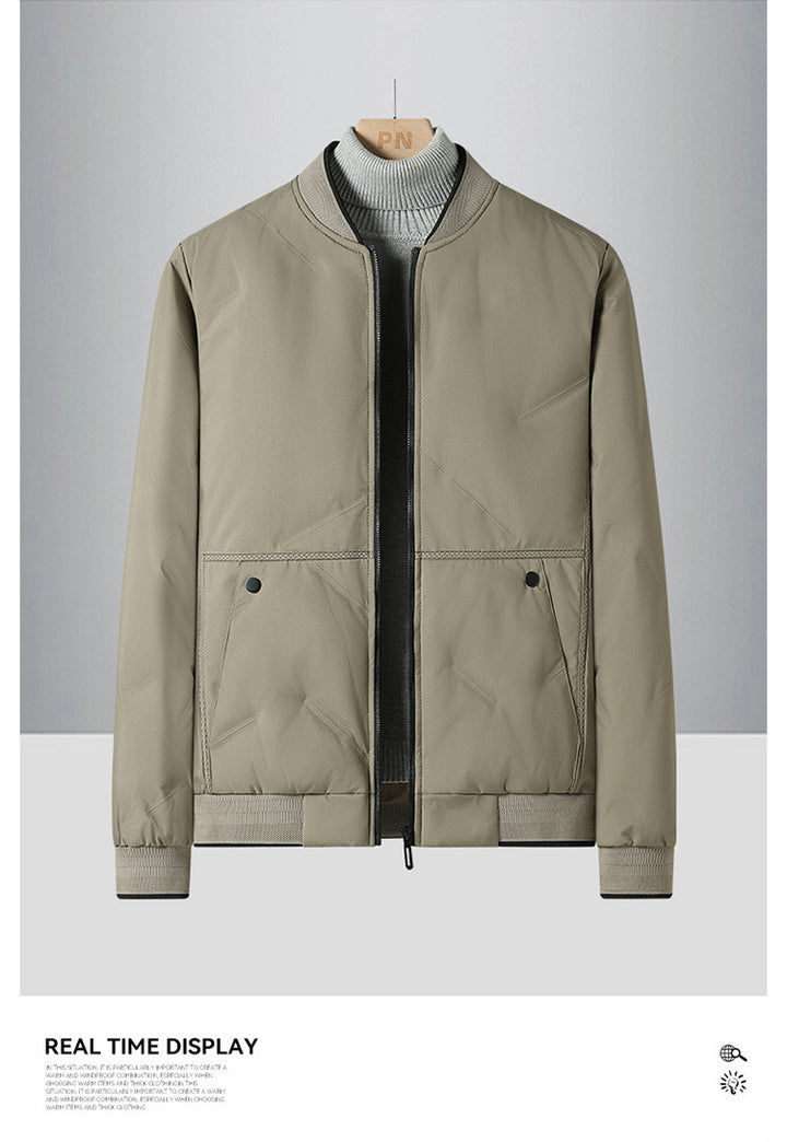 Herren Leichte Übergangsjacke mit hohem Stehkragen und praktischen Taschen Echo Archiv