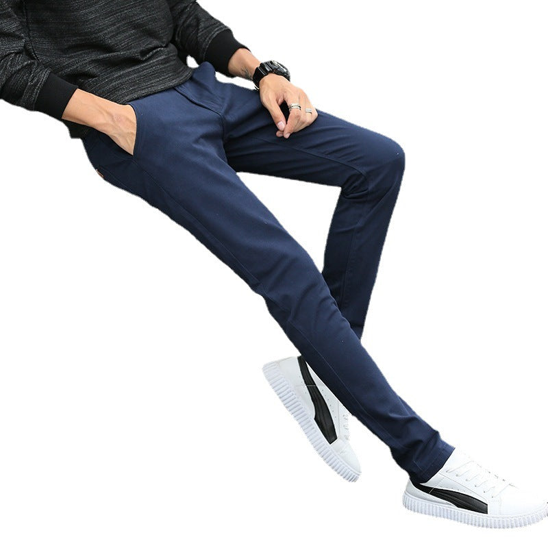 Herren modische Chino-Hose mit schmalem Schnitt und praktischen Taschen Echoarchiv