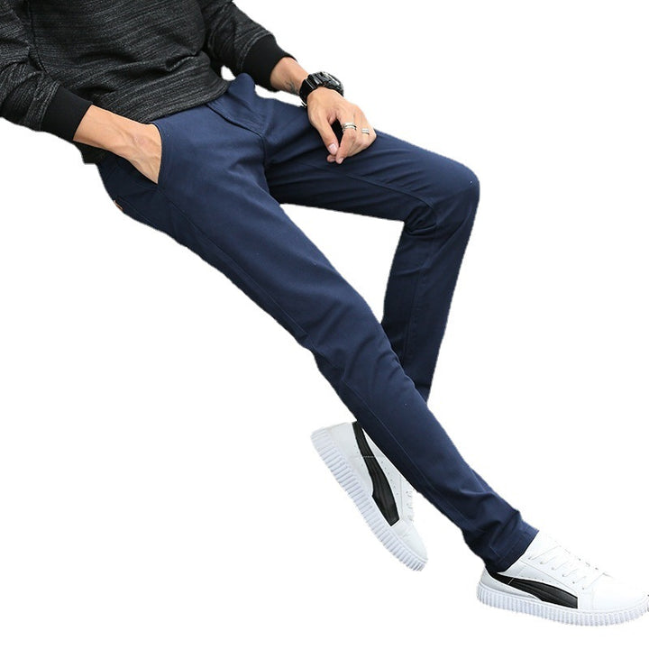 Herren modische Chino-Hose mit schmalem Schnitt und praktischen Taschen Echoarchiv