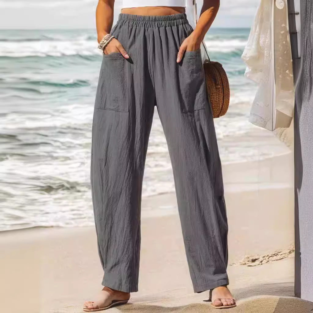 Damen Leichte und lässige Sommerhose Echo Archiv