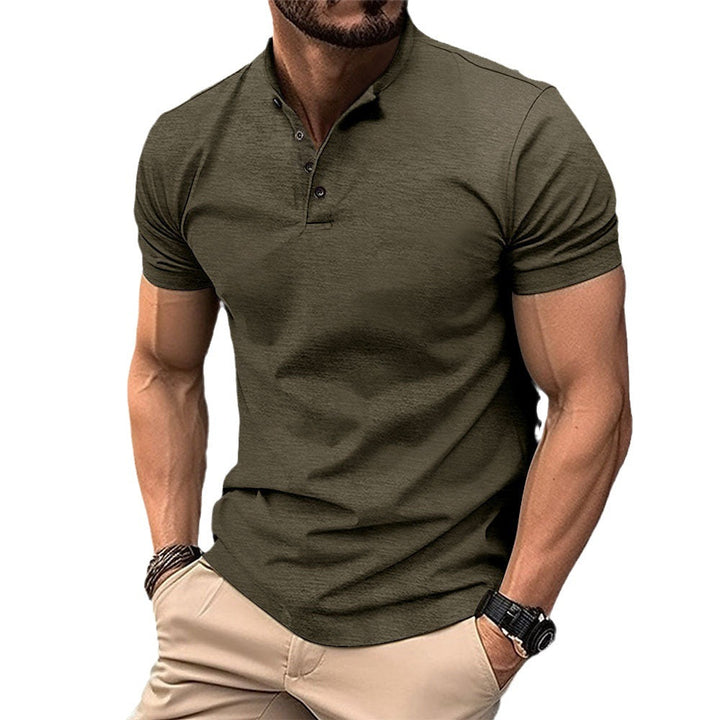 Herren Polohemd mit Knopfleiste und Kurzarm Echoarchiv