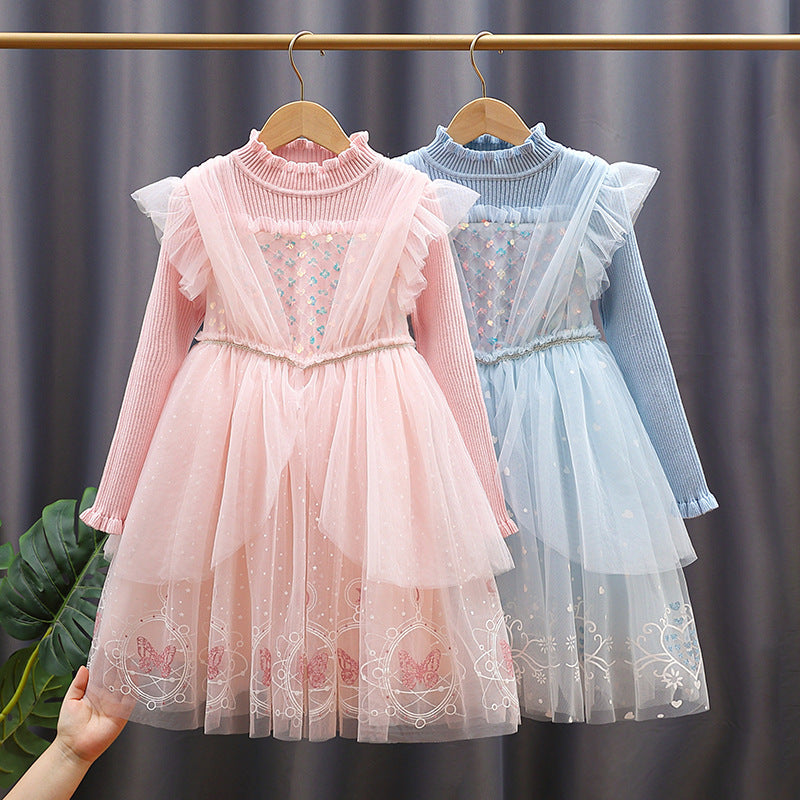 Mädchen Festliches Kleid im Prinzessinnen-Stil Echo Archiv