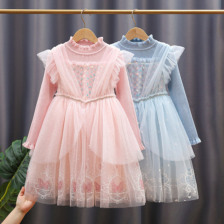 Mädchen Festliches Kleid im Prinzessinnen-Stil Echo Archiv