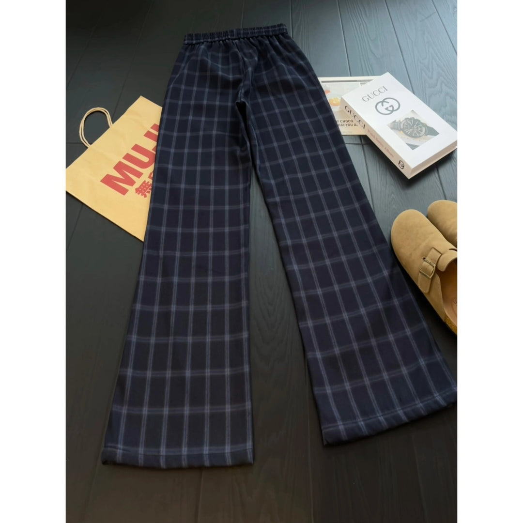 Damen Modische Karohose Echo Archiv