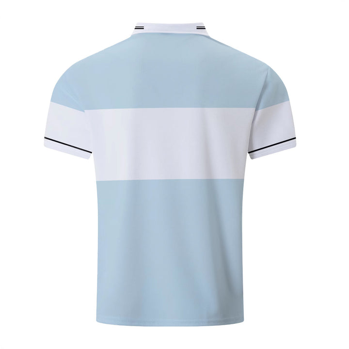 Herren Poloshirt mit modernen Streifen und hochwertiger Baumwollmischung Echoarchiv