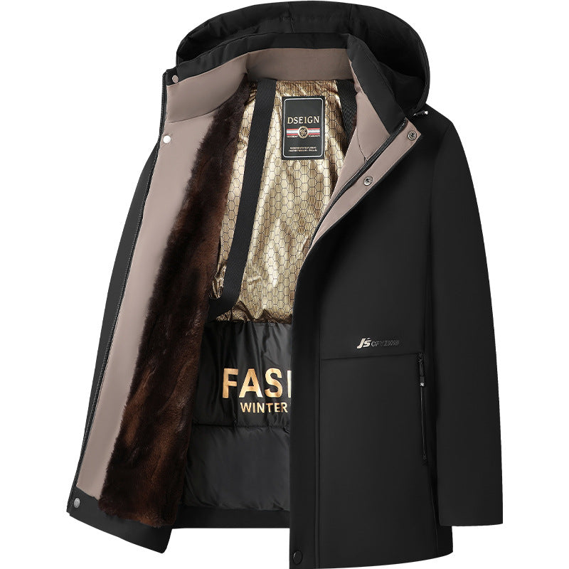 Damen Winterjacke mit abnehmbarer Kapuze Echo Archiv