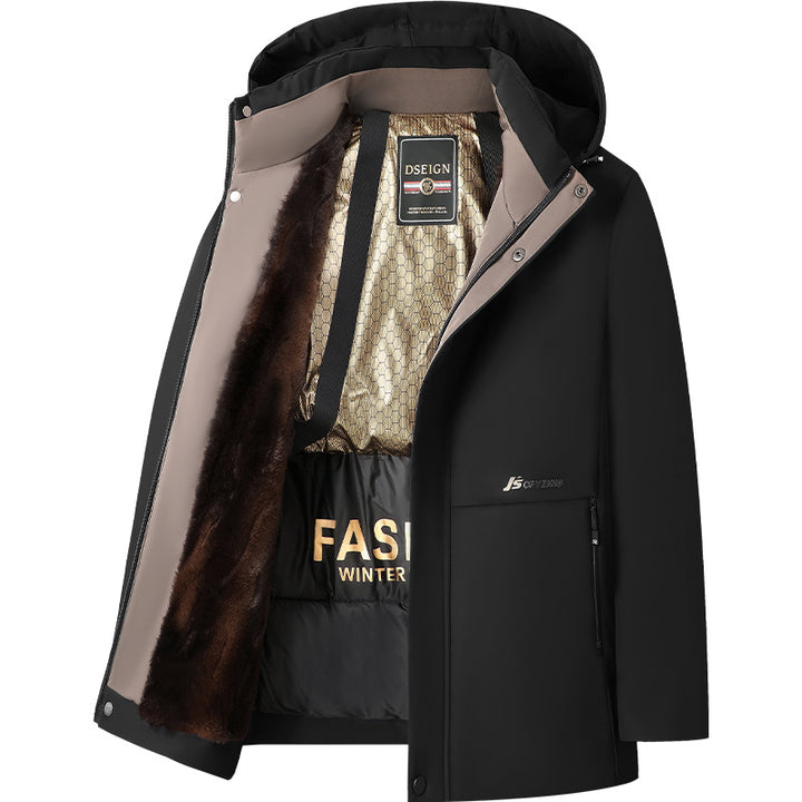 Damen Winterjacke mit abnehmbarer Kapuze Echo Archiv