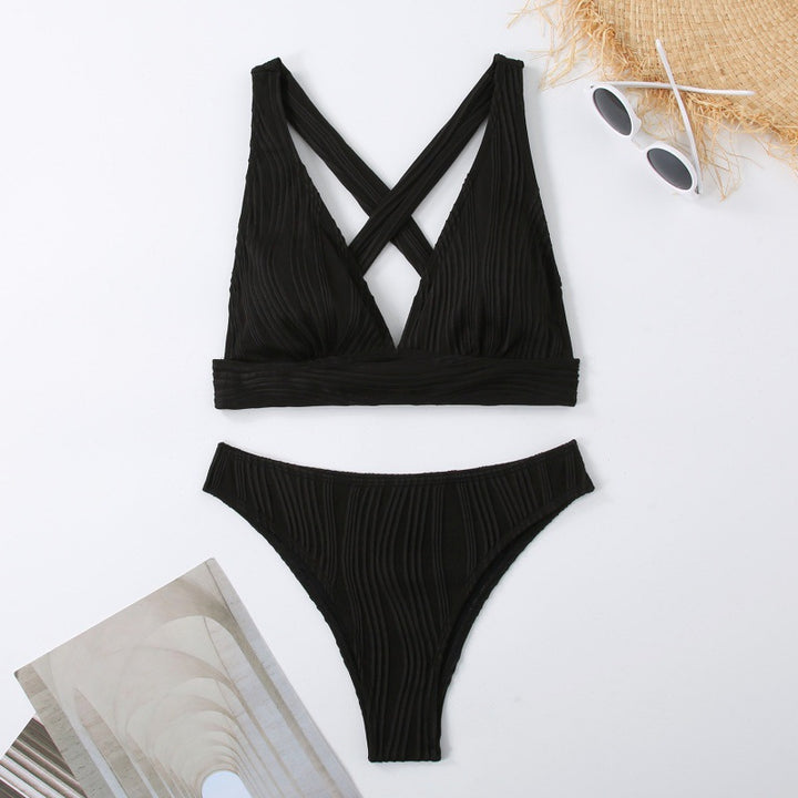 Damen Design Bikini mit gerafften Details Echo Archiv