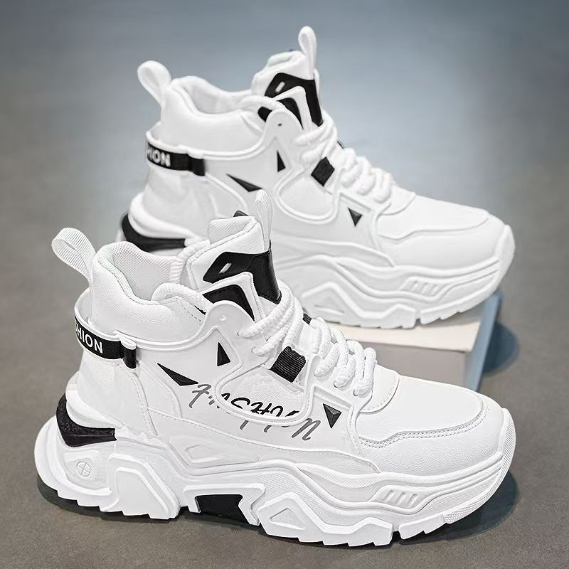 Damen Sportliche High-Top Sneakers mit modischer Zehenkappe und rutschfester Sohle Echo Archiv