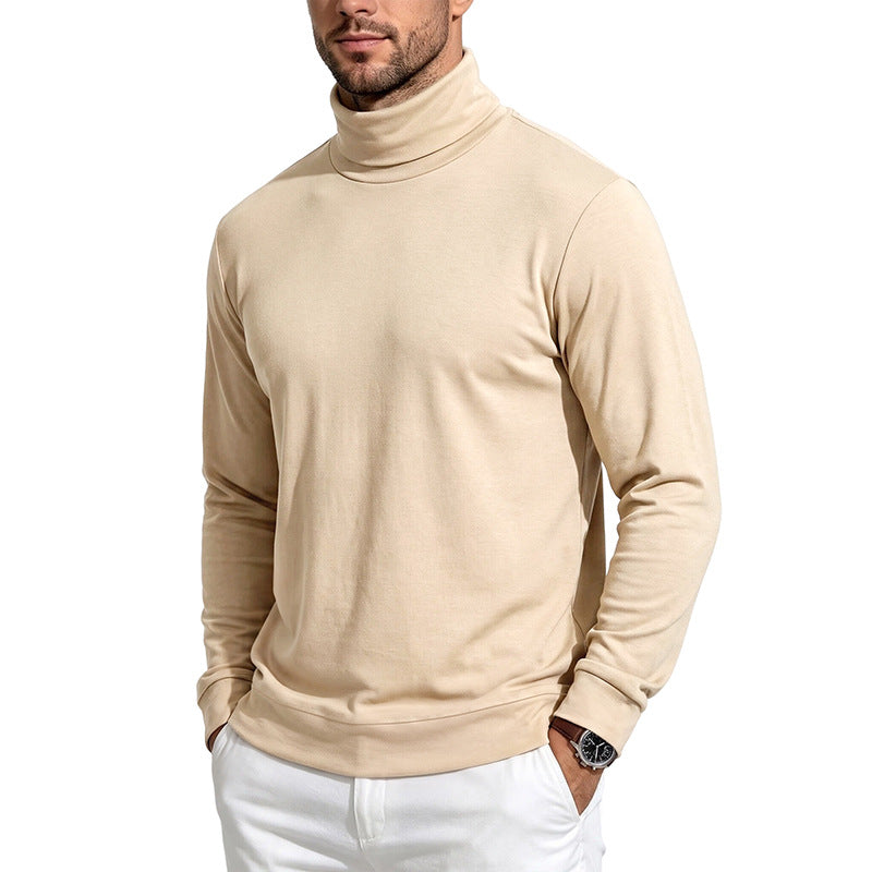 Herren Feinstrick‑Rollkragenpullover mit schmaler Silhouette und elastischen Bündchen Echoarchiv