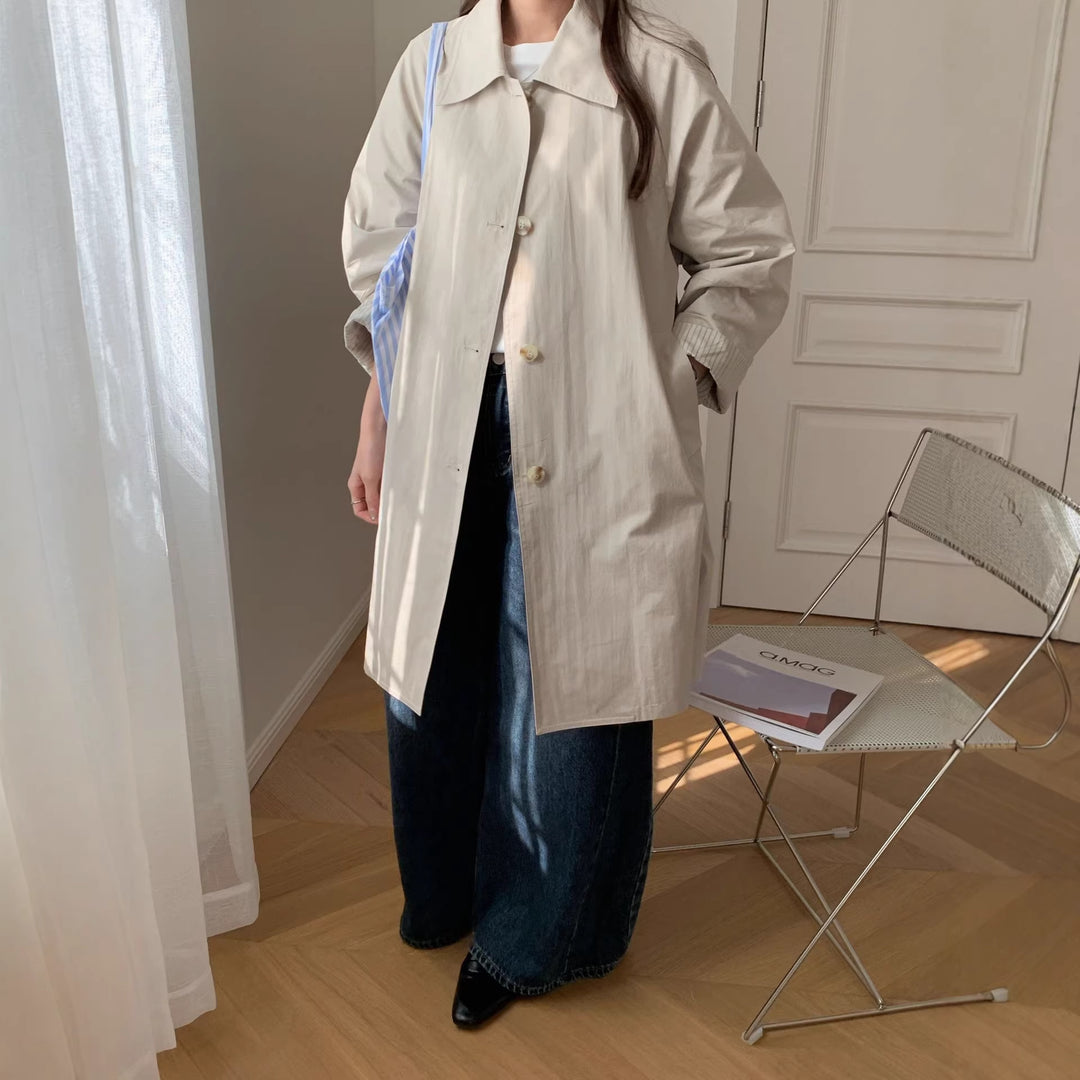 Damen Elegante und zeitlose Trenchcoat Echo Archiv
