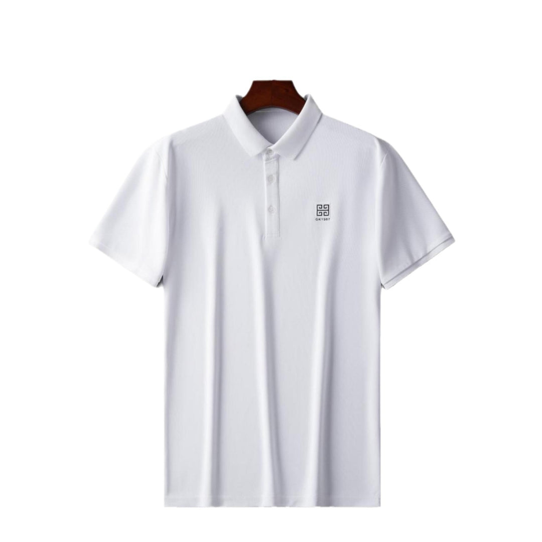 Herren klassisches Poloshirt mit feiner Piqué-Struktur und eleganten Details Echoarchiv