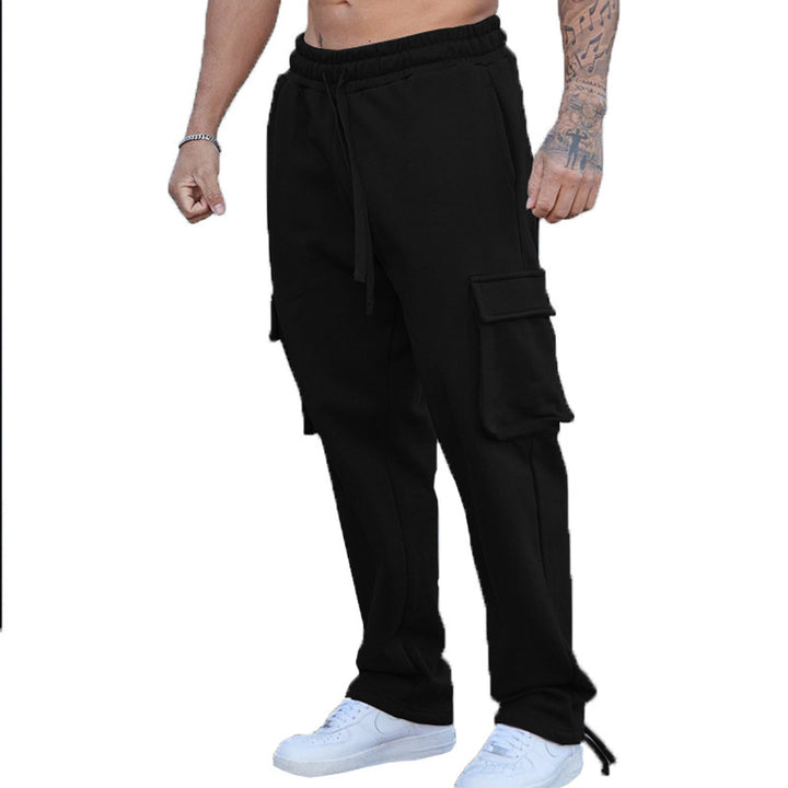 Herren Cargo-Jogginghose aus weichem, atmungsaktivem Material mit elastischem Bund und praktischen Taschen Echoarchiv