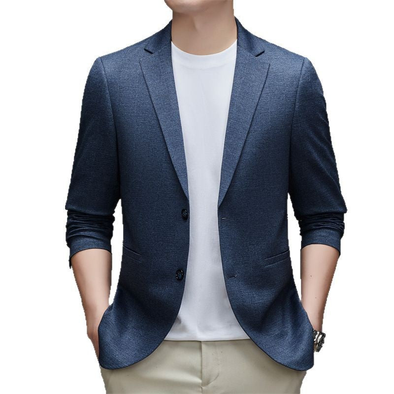 Herren eleganter Freizeitblazer mit modernem Schnitt Echoarchiv