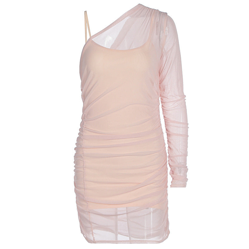 Damen Bodycon Kleid mit verstellbaren Trägern Echo Archiv