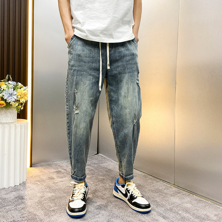 Herren Bequeme Destroyed Jeans Echoarchiv