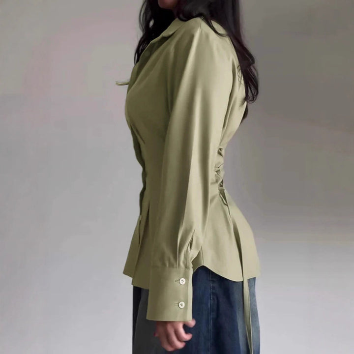 Damen Elegante taillierte Bluse Echo Archiv