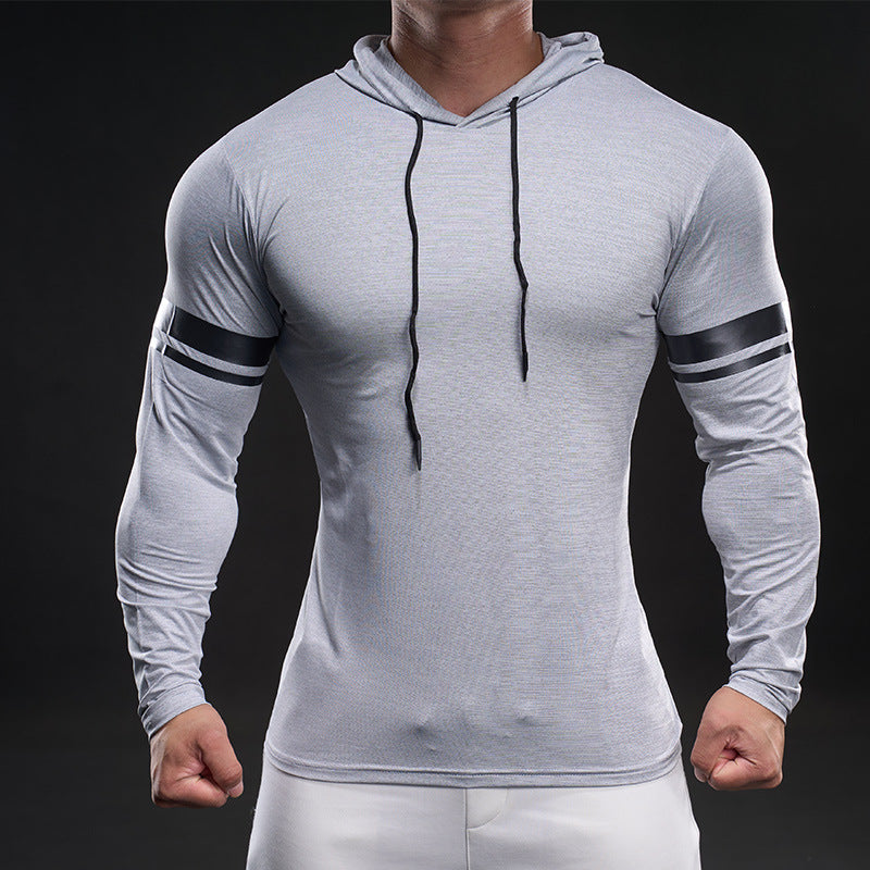 Herren sportliches Langarm-Hoodie-Shirt Echoarchiv